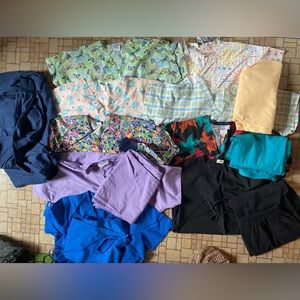 Nurse's uniforms tops some pants